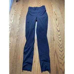 Lululemon Black Align Leggings Raw Hem Size 2